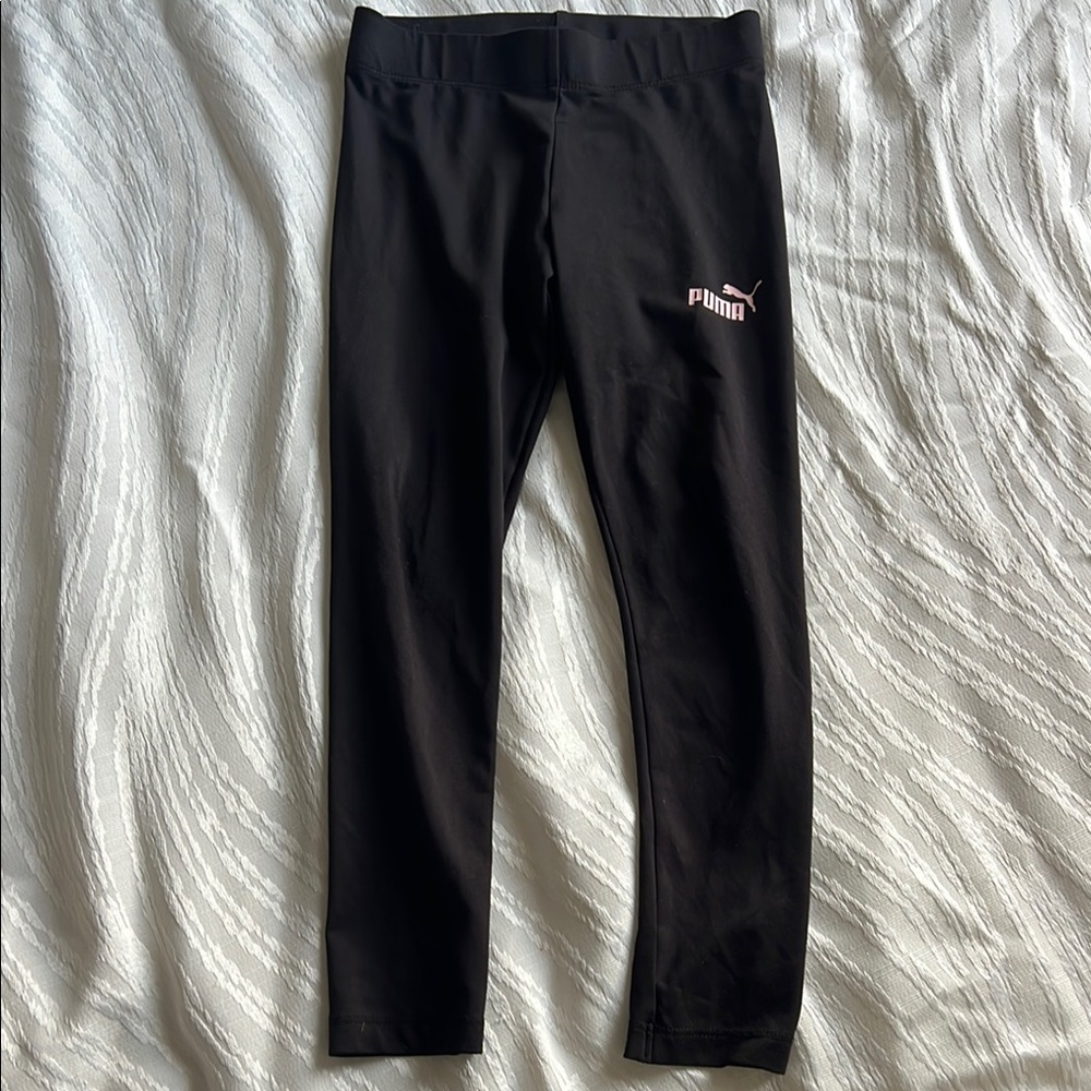 PUMA Kids Black Leggings